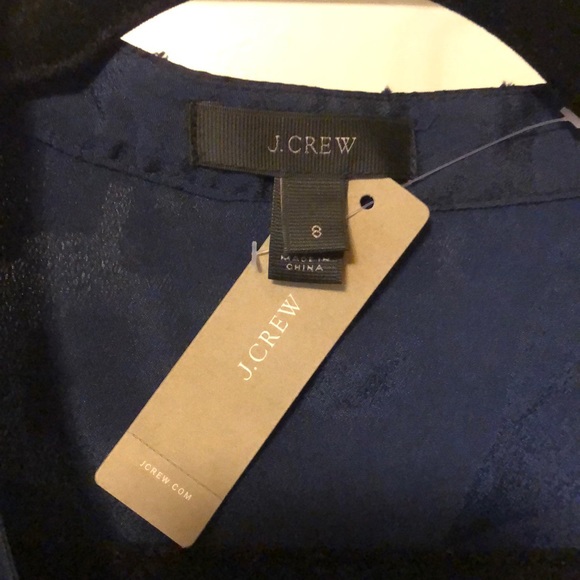 NWT J. Crew Geo Clip Jacquard Shell Tank Top - 8 - Picture 2 of 6